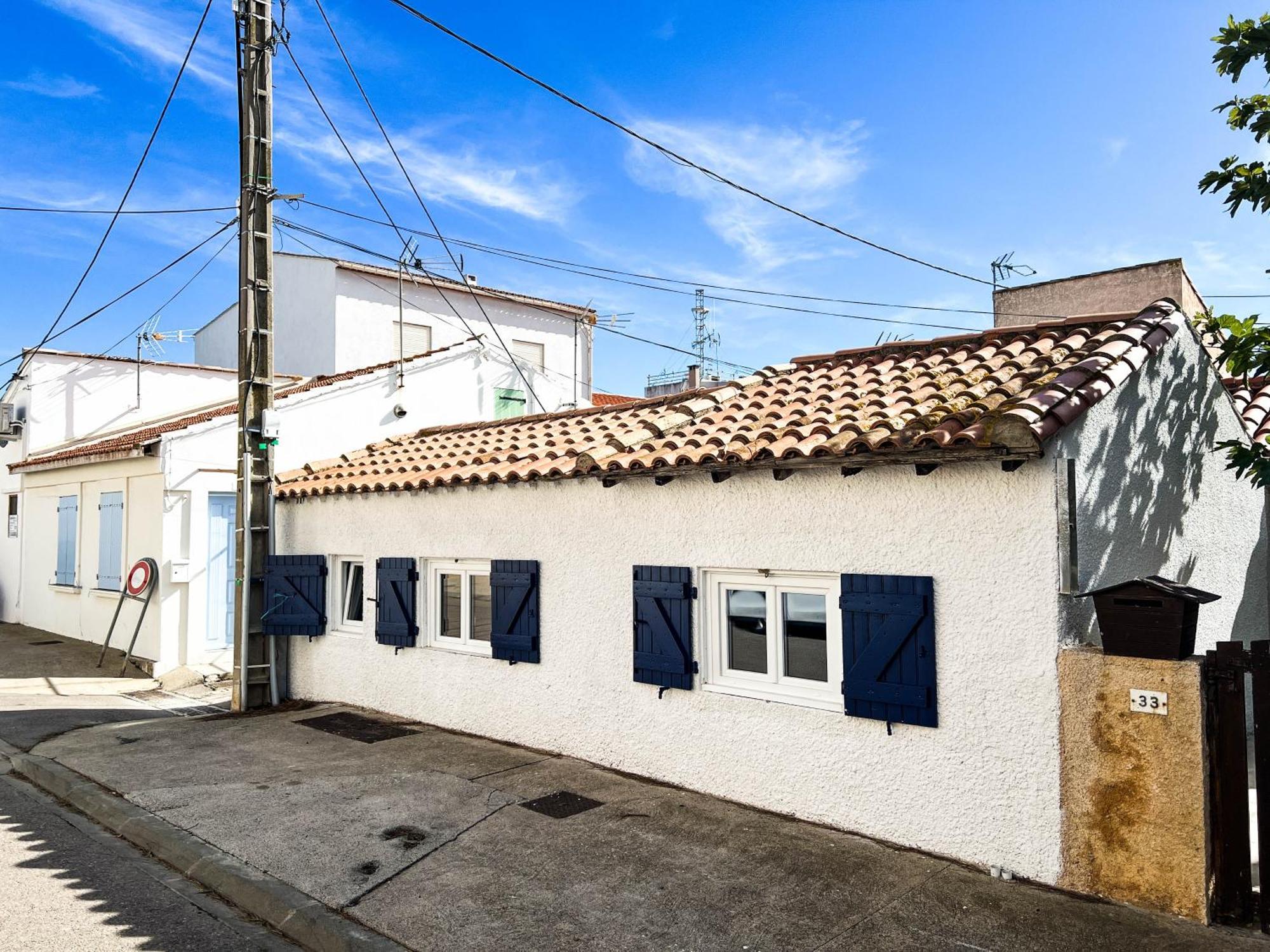 Maisonnette De Pecheur Chauffee Et Climatisee Port-la-Nouvelle Bagian luar foto